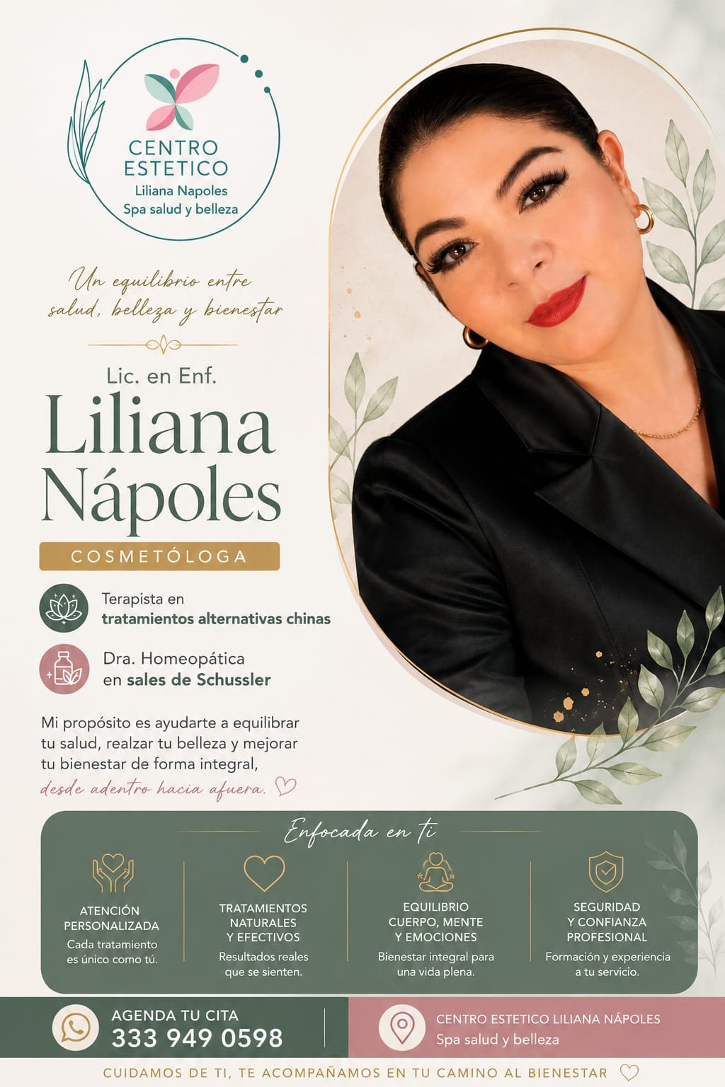 Liliana Nápoles, Cosmetóloga - Centro Estético Liliana Nápoles