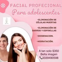 Facial profesional para adolescentes, eliminación de células muertas y barros