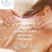 Tratamiento de limpieza profunda de espalda para eliminar barros, exceso de grasa y espinillas