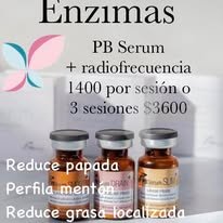 Tratamiento de enzimas PB Serum con radiofrecuencia para reducir papada y perfilar mentón
